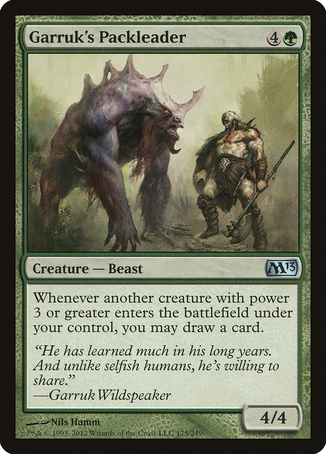 Garruk's Packleader [Core Set 2013]
