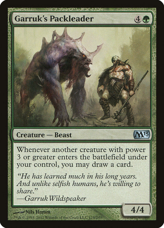 Garruk's Packleader [Core Set 2013] [Foil]
