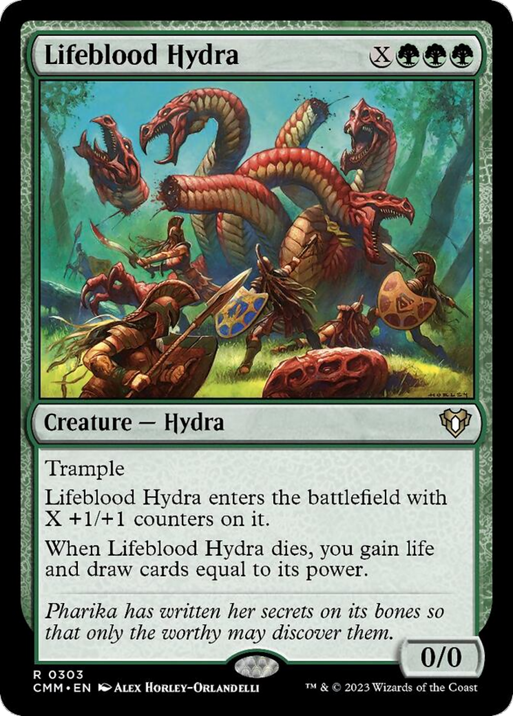 Lifeblood Hydra [Commander Masters] [Foil]