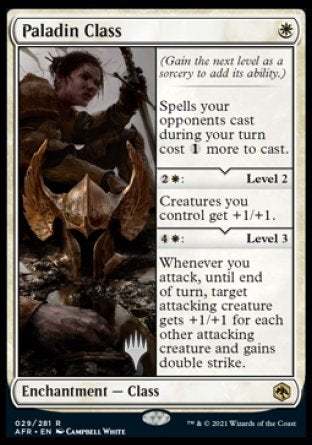 Paladin Class (Promo Pack) [Dungeons & Dragons: Adventures in the Forgotten Realms Promos] [Foil]