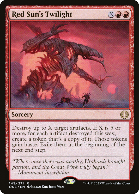Red Sun's Twilight [Phyrexia: All Will Be One] [Foil]