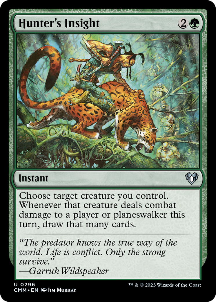 Hunter's Insight [Commander Masters] [Foil]
