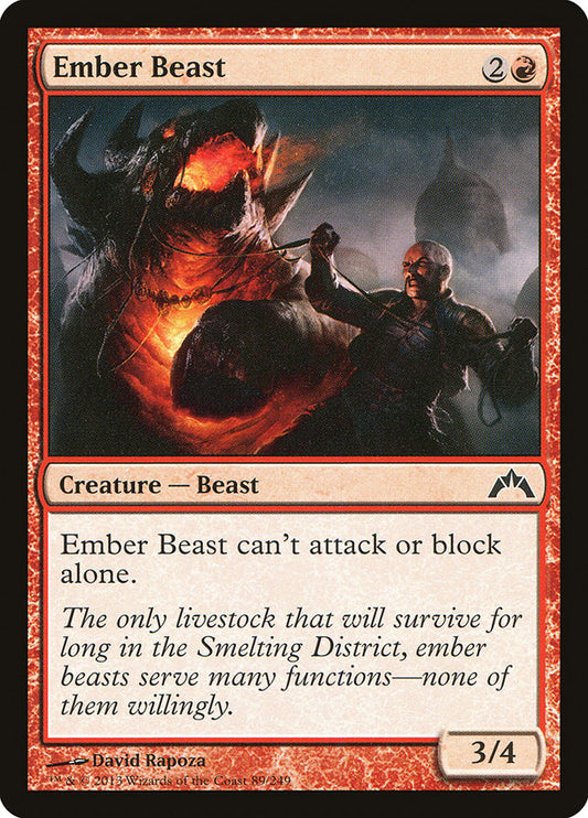 Ember Beast [Gatecrash] [Foil]