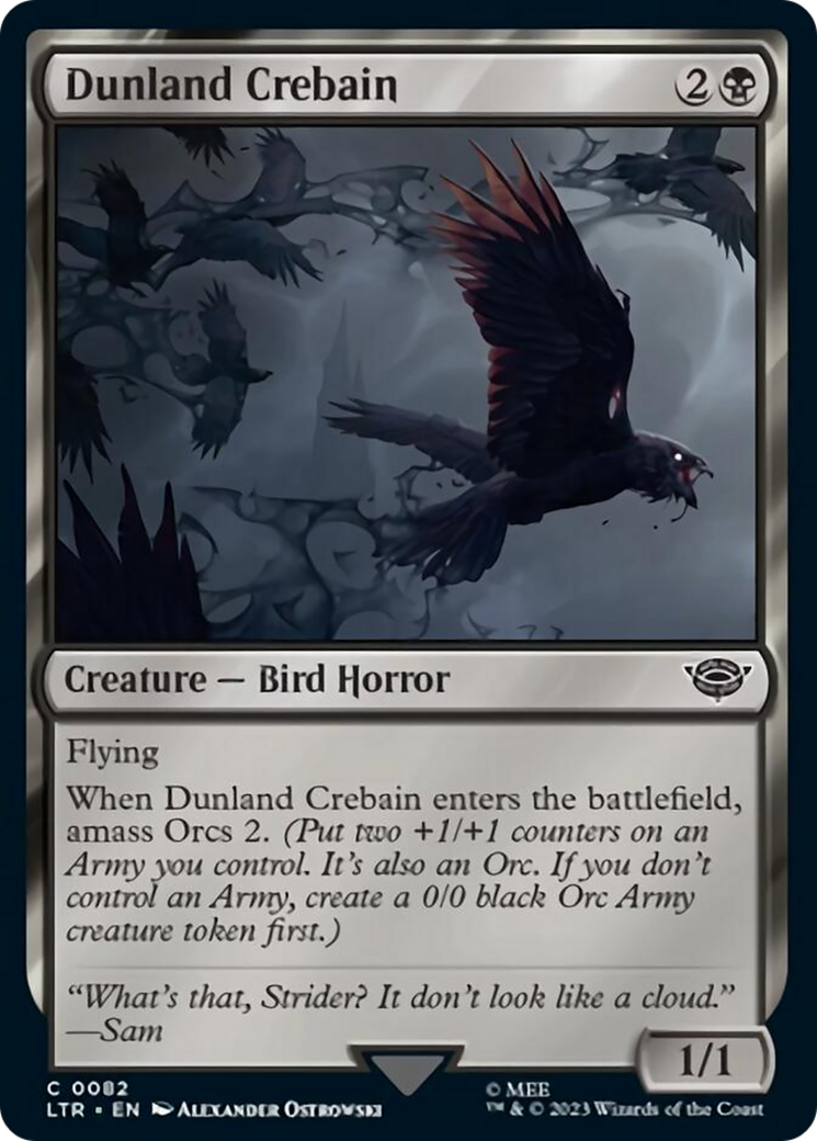 Dunland Crebain [The Lord of the Rings: Tales of Middle-Earth] [Foil]