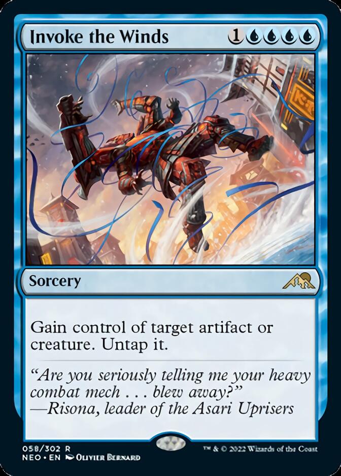 Invoke the Winds [Kamigawa: Neon Dynasty] [Foil]