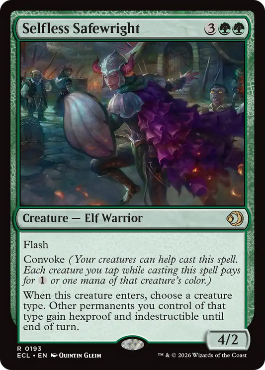 Selfless Safewright [Lorwyn Eclipsed] [Foil]