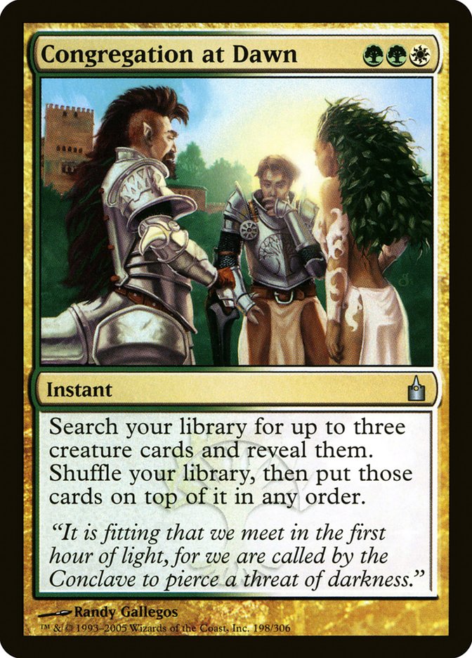 Congregation at Dawn [Ravnica: City of Guilds] [Foil]