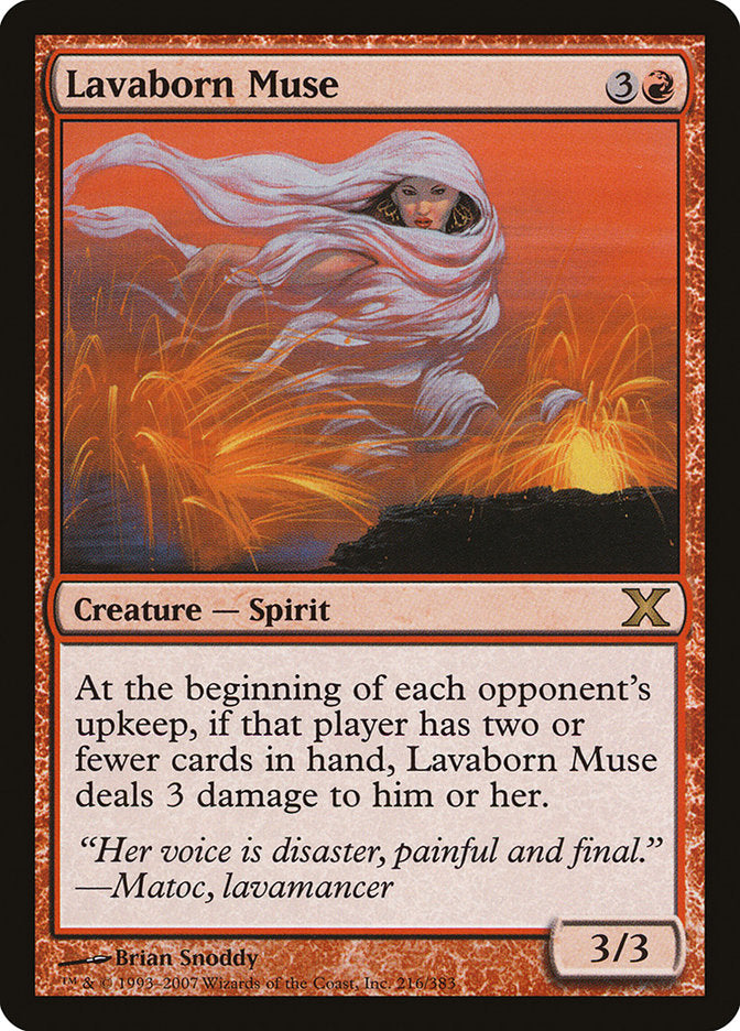 Lavaborn Muse [Tenth Edition] [Foil]