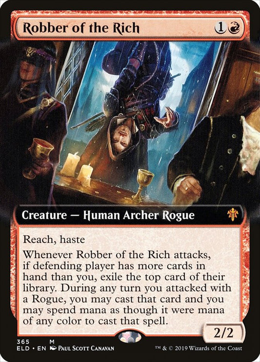 Robber of the Rich (Extended Art) [Throne of Eldraine] [Foil]