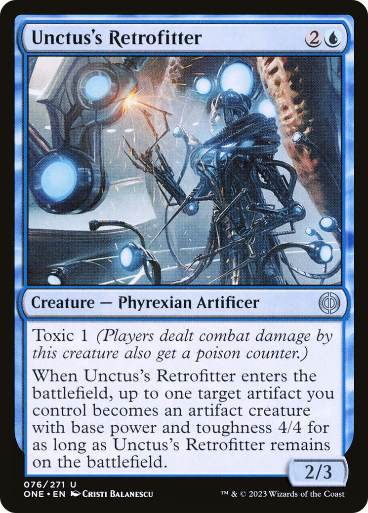 Unctus's Retrofitter [Phyrexia: All Will Be One] [Foil]