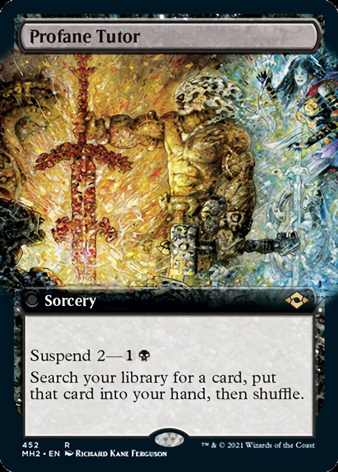 Profane Tutor (Extended Art) [Modern Horizons 2] [Foil]
