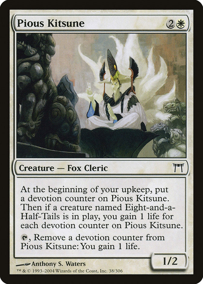 Pious Kitsune [Champions of Kamigawa] [Foil]
