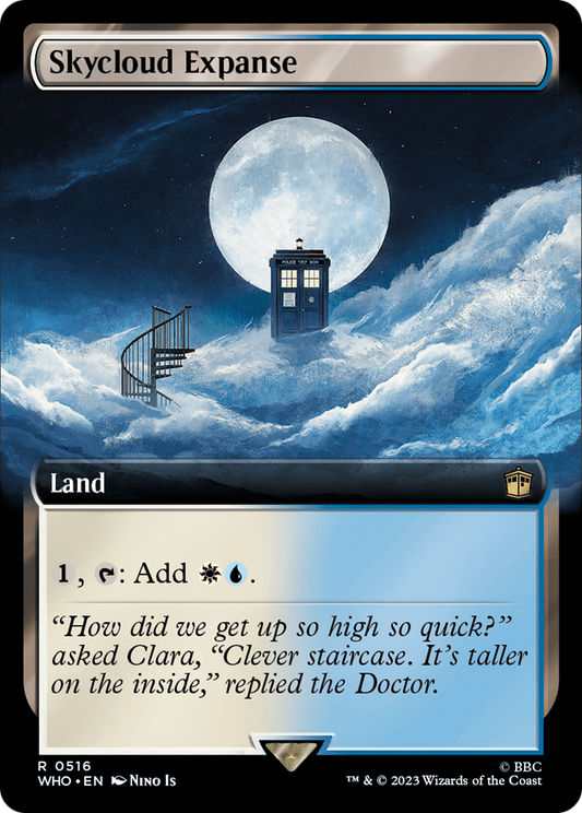 Skycloud Expanse (Extended Art) [Doctor Who] [Foil]