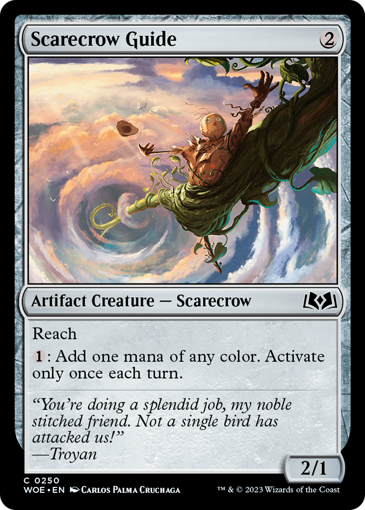 Scarecrow Guide [Wilds of Eldraine] [Foil]