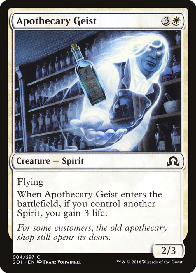Apothecary Geist [Shadows over Innistrad] [Foil]