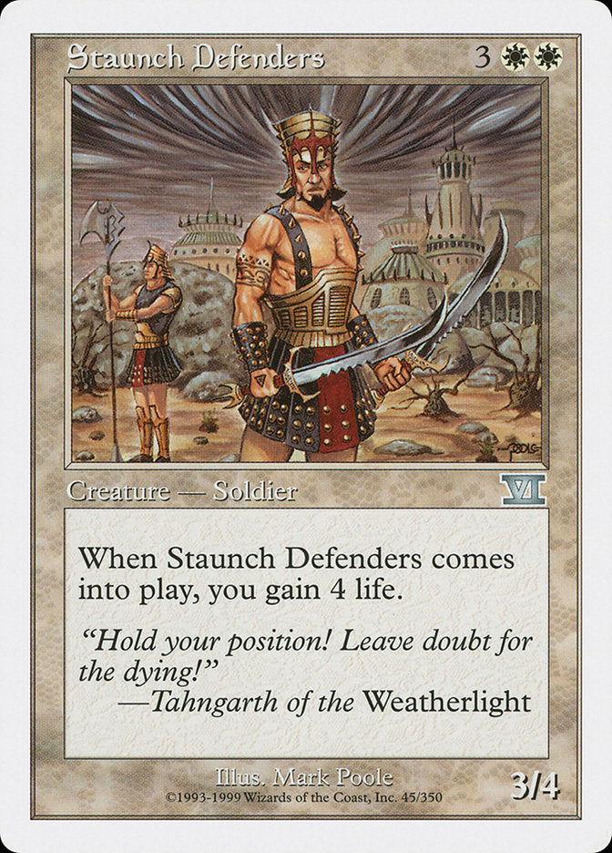 Staunch Defenders [Sixth Edition]