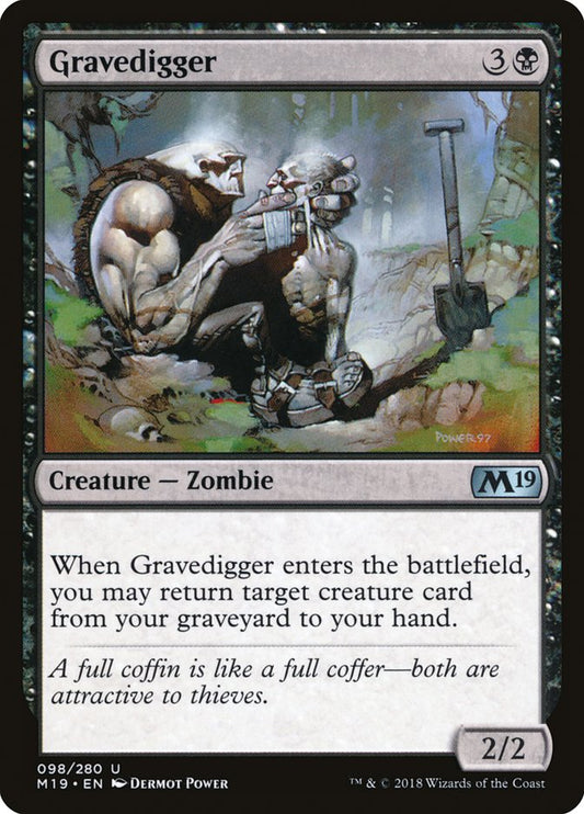 Gravedigger [Core Set 2019] [Foil]