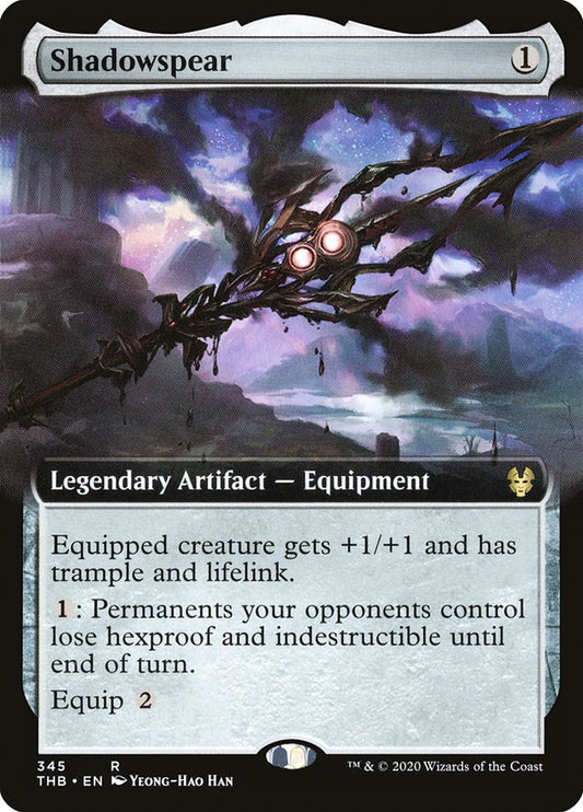 Shadowspear (Extended Art) [Theros Beyond Death] [Foil]