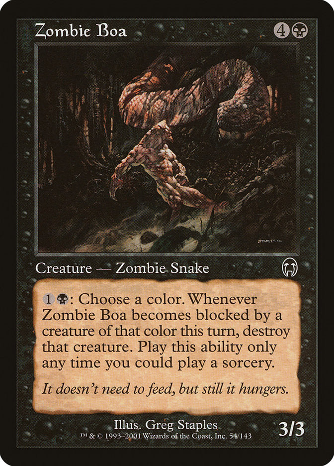 Zombie Boa [Apocalypse] [Foil]