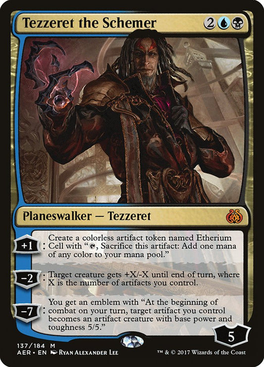 Tezzeret the Schemer [Aether Revolt] [Foil]