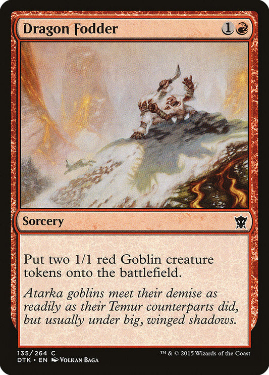 Dragon Fodder [Dragons of Tarkir] [Foil]