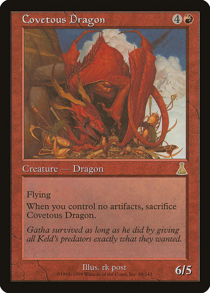 Covetous Dragon [Urza's Destiny] [Foil]