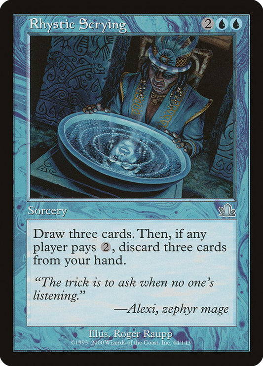 Rhystic Scrying [Prophecy] [Foil]