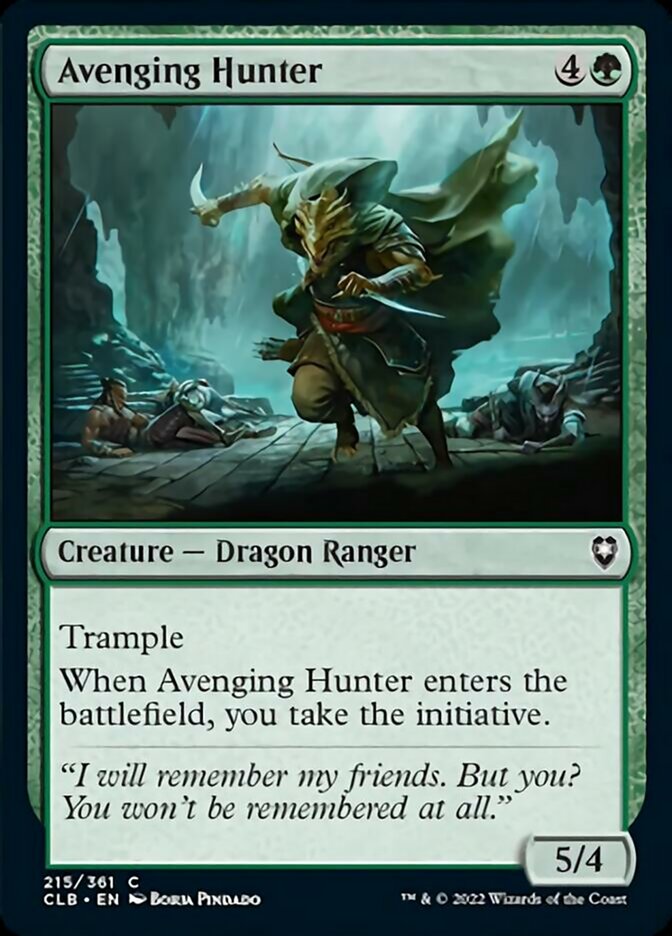 Avenging Hunter [Commander Legends: Battle for Baldur's Gate] [Foil]