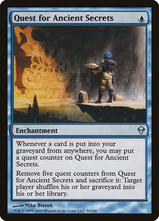 Quest for Ancient Secrets [Zendikar] [Foil]