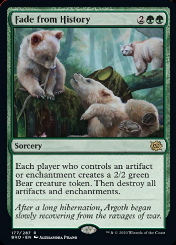 Fade from History [The Brothers' War] [Foil]