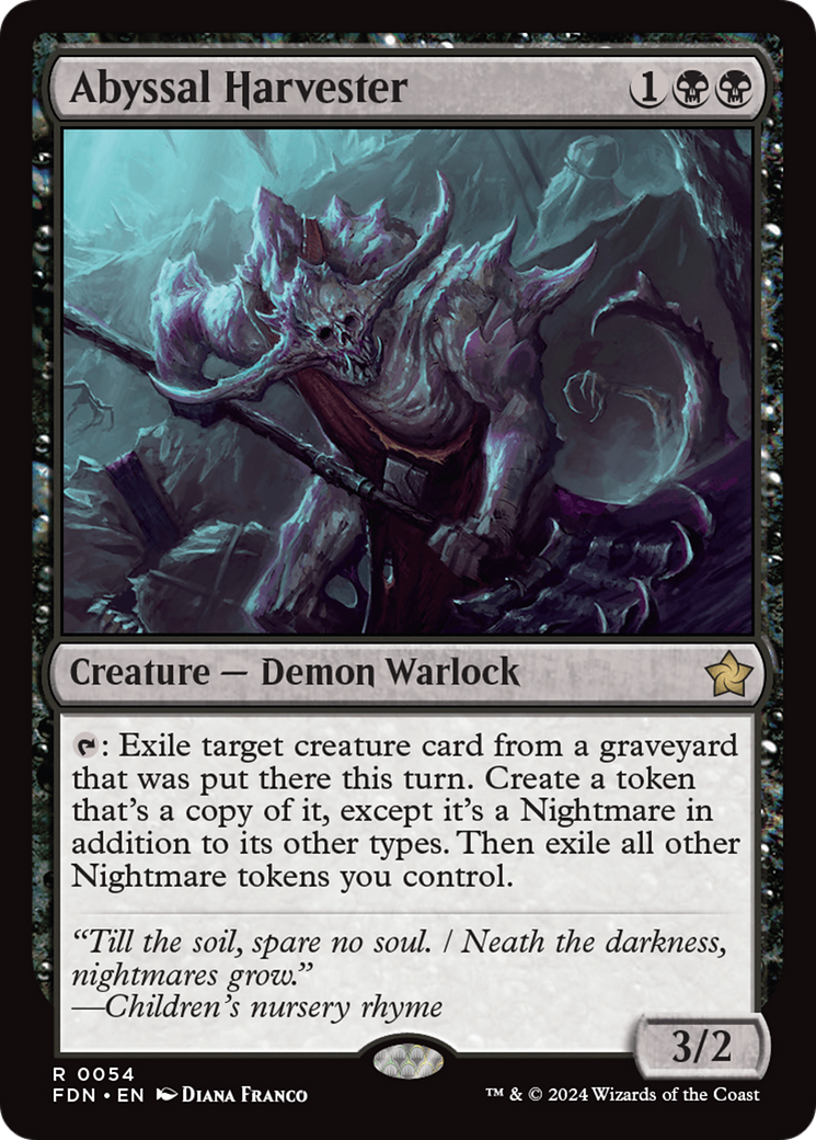 Abyssal Harvester [Foundations] [Foil]