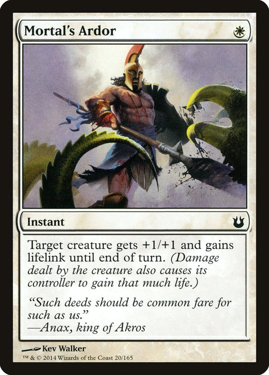Mortal's Ardor [Born of the Gods] [Foil]