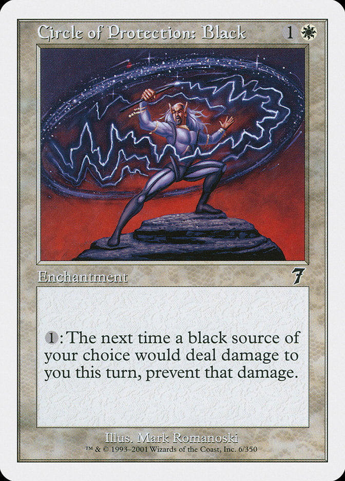 Circle of Protection: Black [Seventh Edition] [Foil]