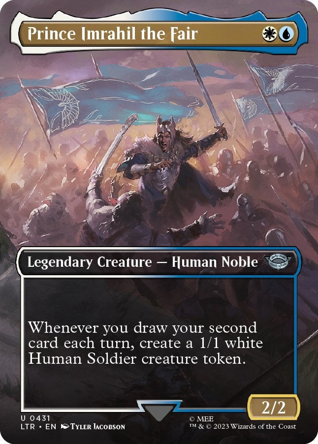 Prince Imrahil the Fair (Borderless Alternate Art) [The Lord of the Rings: Tales of Middle-Earth] [Foil]