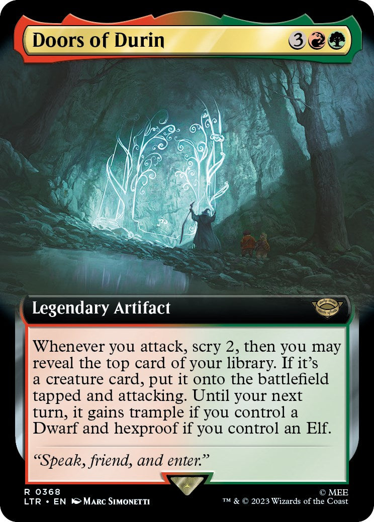 Doors of Durin (Extended Art) [The Lord of the Rings: Tales of Middle-Earth] [Foil]