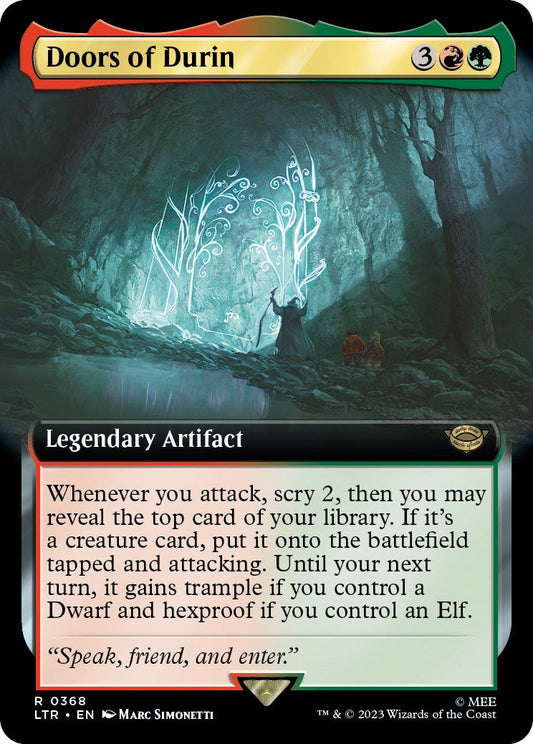 Doors of Durin (Extended Art) [The Lord of the Rings: Tales of Middle-Earth] [Foil]