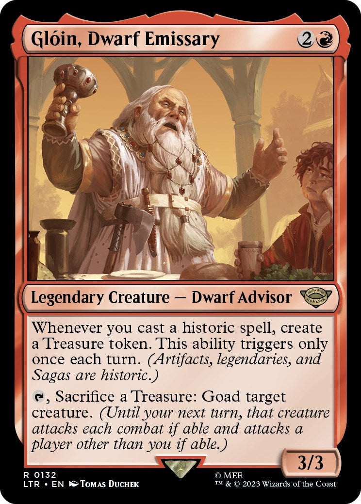 Gloin, Dwarf Emissary [The Lord of the Rings: Tales of Middle-Earth] [Foil]