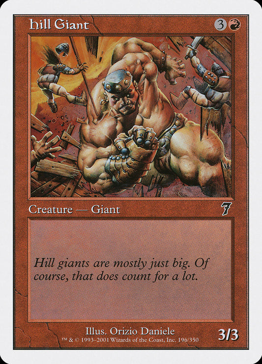 Hill Giant [Seventh Edition] [Foil]