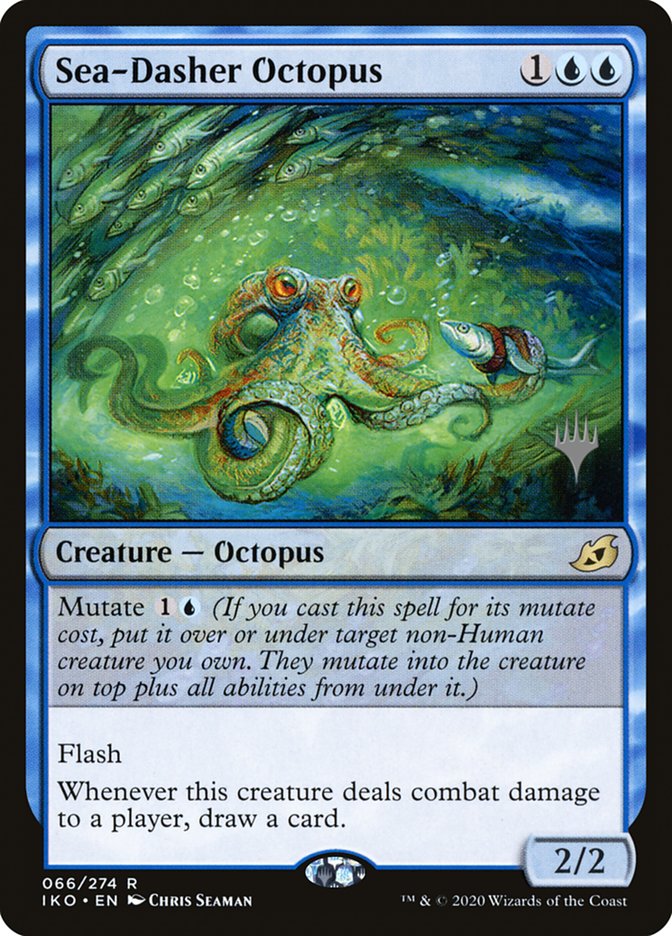 Sea-Dasher Octopus (Promo Pack) [Ikoria: Lair of Behemoths Promos] [Foil]