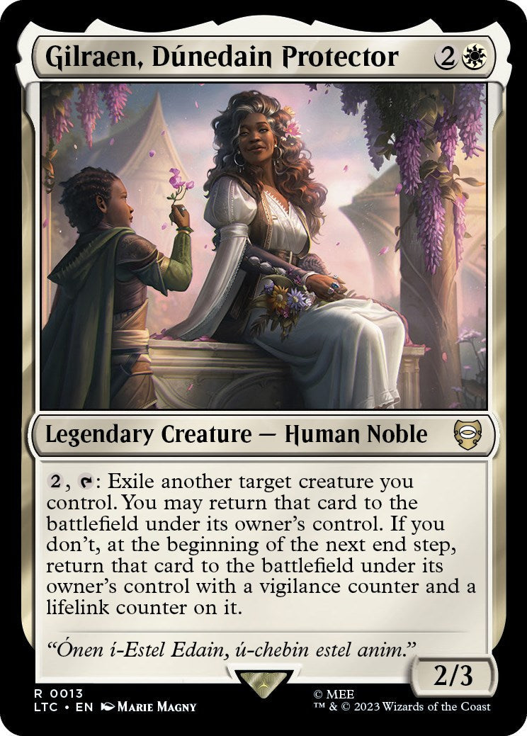 Gilraen, Dunedain Protector [The Lord of the Rings: Tales of Middle-Earth Commander] [Foil]