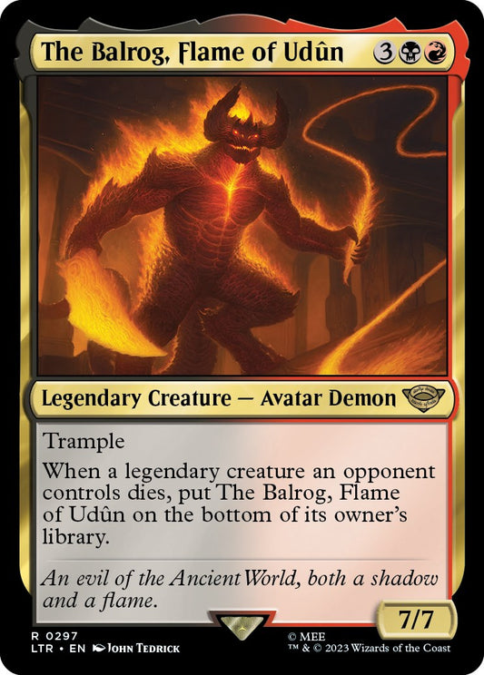 The Balrog, Flame of Udun [The Lord of the Rings: Tales of Middle-Earth] [Foil]