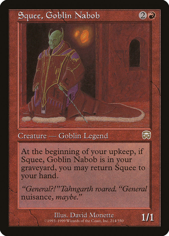 Squee, Goblin Nabob [Mercadian Masques] [Foil]