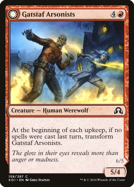 Gatstaf Arsonists // Gatstaf Ravagers [Shadows over Innistrad] [Foil]
