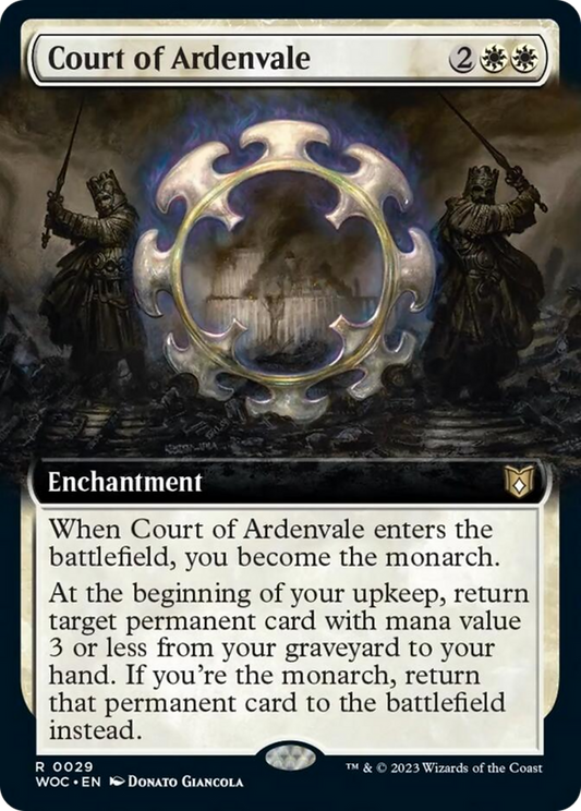 Court of Ardenvale (Extended Art) [Wilds of Eldraine Commander] [Foil]