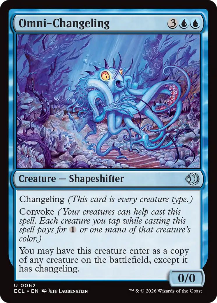 Omni-Changeling [Lorwyn Eclipsed] [Foil]