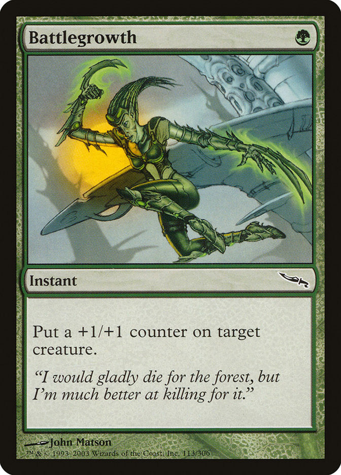 Battlegrowth [Mirrodin] [Foil]