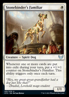 Stonebinder's Familiar [Strixhaven: School of Mages] [Foil]
