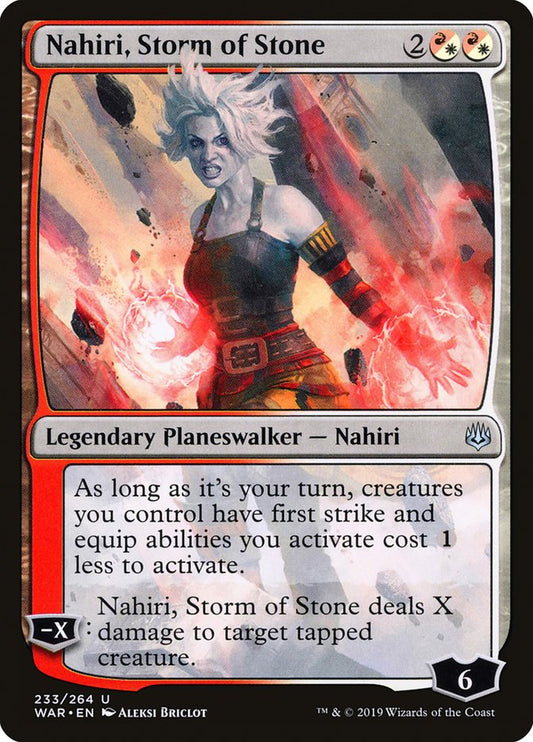 Nahiri, Storm of Stone [War of the Spark] [Foil]