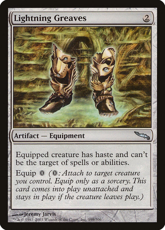Lightning Greaves [Mirrodin] [Foil]