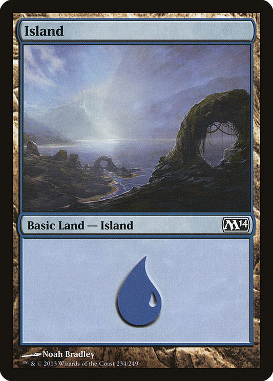Island (234) [Core Set 2014] [Foil]